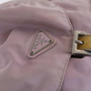 PRADA Backpack Nylon Pink Silver Auth BD597-19