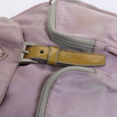 PRADA Backpack Nylon Pink Silver Auth BD597-20
