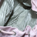 PRADA Backpack Nylon Pink Silver Auth BD597-11