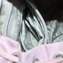 PRADA Backpack Nylon Pink Silver Auth BD597-25