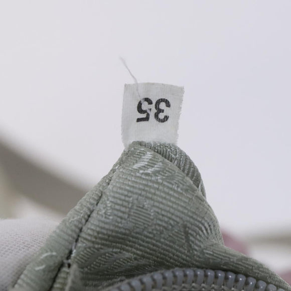 PRADA Backpack Nylon Pink Silver Auth BD597