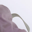 PRADA Backpack Nylon Pink Silver Auth BD597-8