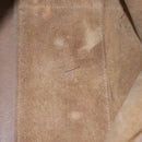 LOEWE Anagram Americana 28 Hand Bag Leather Brown Auth BD605-11