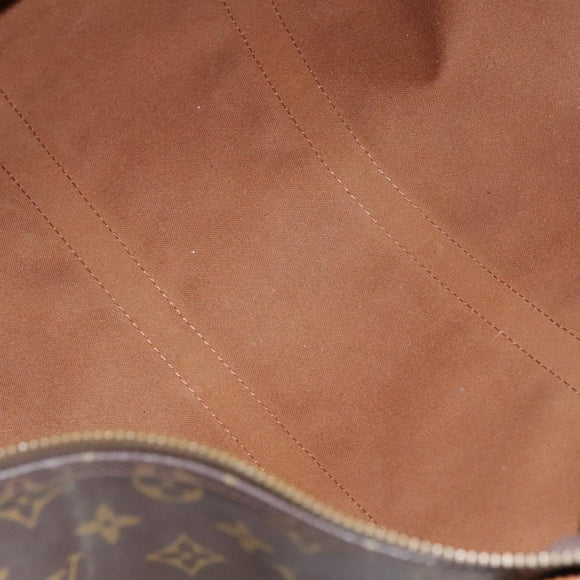 LOUIS VUITTON Monogram Keepall Bandouliere 45 Boston Bag M41418 LV Auth BD616