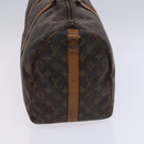 LOUIS VUITTON Monogram Keepall Bandouliere 45 Boston Bag M41418 LV Auth BD616-4