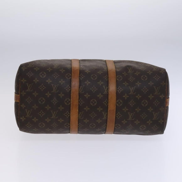 LOUIS VUITTON Monogram Keepall Bandouliere 45 Boston Bag M41418 LV Auth BD616