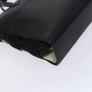 LOEWE Hand Bag Leather Black Auth BD620-16