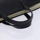 LOEWE Hand Bag Leather Black Auth BD620-7
