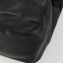 LOEWE Anagram Tote Bag Leather Black Gold Auth BD622-9