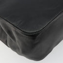LOEWE Anagram Tote Bag Leather Black Gold Auth BD622-16