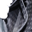 LOEWE Anagram Tote Bag Leather Black Gold Auth BD622-23