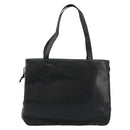 LOEWE Anagram Tote Bag Leather Black Gold Auth BD622-13