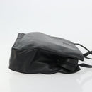 LOEWE Anagram Tote Bag Leather Black Gold Auth BD622-3