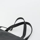 LOEWE Anagram Tote Bag Leather Black Gold Auth BD622-8