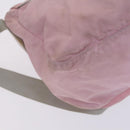 PRADA Shoulder Bag Nylon Pink Auth BD628-13