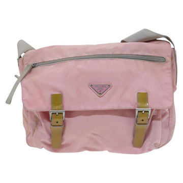 PRADA Shoulder Bag Nylon Pink Auth BD628 - 0