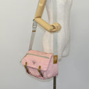 PRADA Shoulder Bag Nylon Pink Auth BD628-27