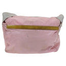 PRADA Shoulder Bag Nylon Pink Auth BD628-3