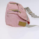 PRADA Shoulder Bag Nylon Pink Auth BD628-4