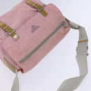 PRADA Shoulder Bag Nylon Pink Auth BD628-6