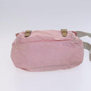 PRADA Shoulder Bag Nylon Pink Auth BD628-9