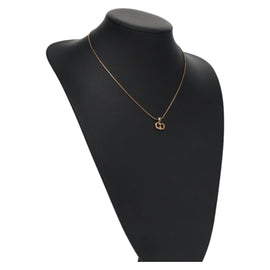 Christian Dior Necklace metal Gold Tone Auth BD647