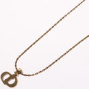 Christian Dior Necklace metal Gold Tone Auth BD647-12