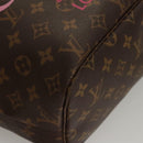 LOUIS VUITTON Monogram V Line Neverfull MM Tote Bag Pink LV Auth BD681A-15