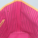 LOUIS VUITTON Monogram V Line Neverfull MM Tote Bag Pink LV Auth BD681A-23