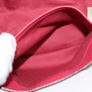 BURBERRY Nova Check Shoulder Bag PVC Leather Beige Pink Auth BD685-21