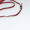 BURBERRY Nova Check Shoulder Bag PVC Leather Beige Pink Auth BD685-7