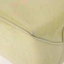 LOUIS VUITTON Monogram Vernis Reade PM Hand Bag Perle M91336 LV Auth BD693-9