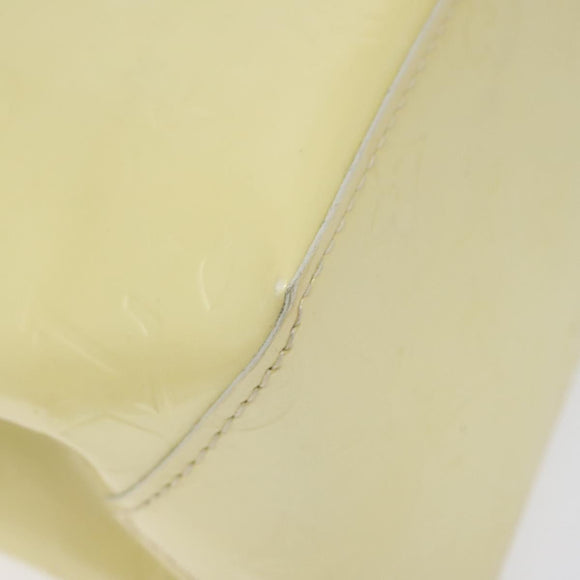 LOUIS VUITTON Monogram Vernis Reade PM Hand Bag Perle M91336 LV Auth BD693