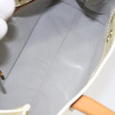 LOUIS VUITTON Monogram Vernis Reade PM Hand Bag Perle M91336 LV Auth BD693-11