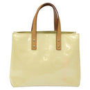 LOUIS VUITTON Monogram Vernis Reade PM Hand Bag Perle M91336 LV Auth BD693-13