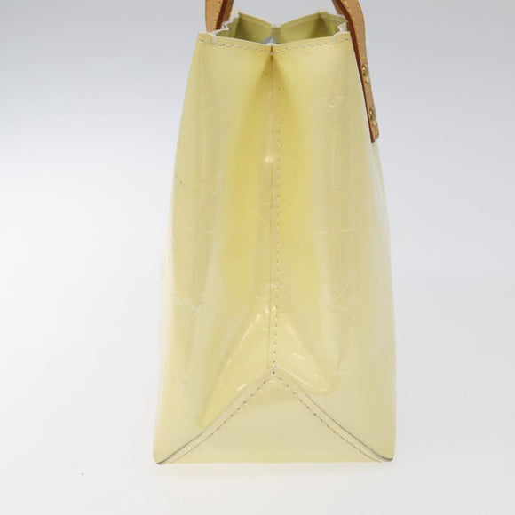 LOUIS VUITTON Monogram Vernis Reade PM Hand Bag Perle M91336 LV Auth BD693