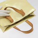 LOUIS VUITTON Monogram Vernis Reade PM Hand Bag Perle M91336 LV Auth BD693-6