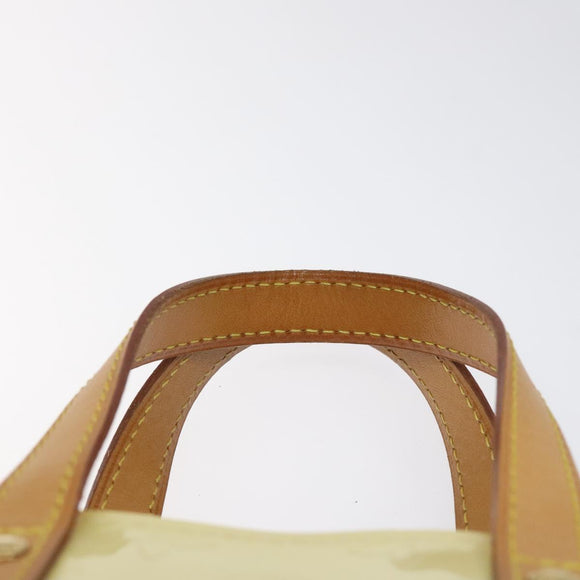 LOUIS VUITTON Monogram Vernis Reade PM Hand Bag Perle M91336 LV Auth BD693
