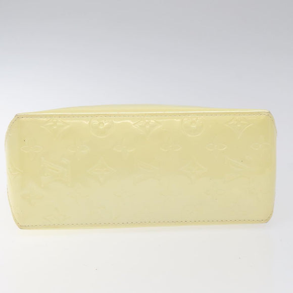 LOUIS VUITTON Monogram Vernis Reade PM Hand Bag Perle M91336 LV Auth BD693