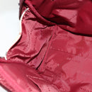 BURBERRY Nova Check Hand Bag Nylon Beige Silver Auth BD724-18