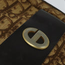 Christian Dior Trotter Canvas Shoulder Bag Brown Auth BD734-10