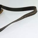 Christian Dior Trotter Canvas Shoulder Bag Brown Auth BD734-7