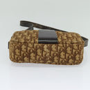 Christian Dior Trotter Canvas Shoulder Bag Brown Auth BD734-5