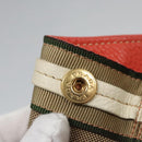 PRADA Tote Bag Canvas Beige Auth BD737-18