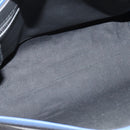 BURBERRY Shoulder Bag Canvas Black Blue Auth BD741V-11