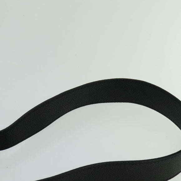 BURBERRY Shoulder Bag Canvas Black Blue Auth BD741V