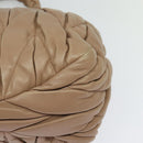 Miu Miu Hand Bag Leather 2way Pink Auth BD742-13