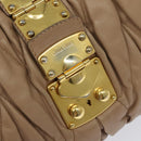 Miu Miu Hand Bag Leather 2way Pink Auth BD742-14