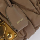 Miu Miu Hand Bag Leather 2way Pink Auth BD742-15