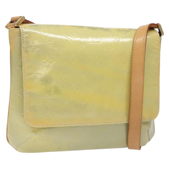 LOUIS VUITTON Monogram Vernis Thompson Street Bag Gris M91008 LV Auth BD750